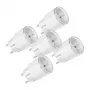 Viedais kontaktligzdu komplekts Shelly Plug S MTR Gen3 — 5 gab., 12A, balts