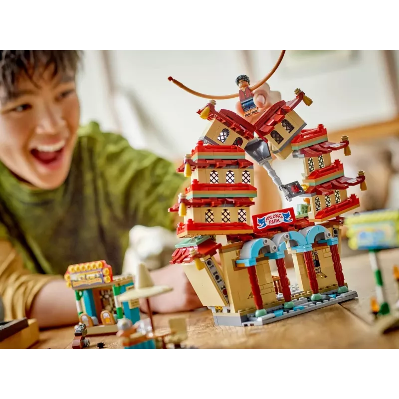 LEGO komplekts One Piece Arlong Parks 75638 — 926 detaļas, 5 minifigūras, ieteicamais vecums 9+, detalizēta ainava