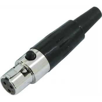 Mini XLR adapteris Omnitronic 30200125 — Mini XLR uz XLR adapteris, inline savienotājs