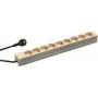 Schroff 60110-202 Strāvas sadales bloks (PDU) 9 maiņstrāvas izejas 1U Pelēks