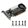 PNY NVIDIA T1000 4GB GDDR6 zema profila videokarte, 4x Mini DisplayPort (VCNT1000-SB)