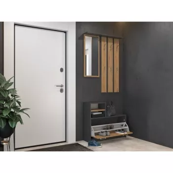 Gaitenīšu skapis top e shop GAR ANT/ART ar 1 veramām durvīm, 850×240×1600 mm