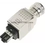 Harting Han PushPull RJ45 savienotājs 09 35 226 0401, taisns, 4 polu, paneļmontāžas ieliktnis