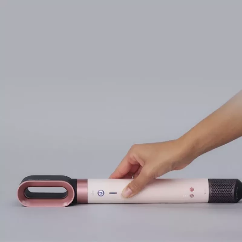 Dyson Airwrap Coanda2x Straight + Wavy Multistyler krēm/rozā zelts, Bluetooth, 1700 W (bojāts iepakojums)