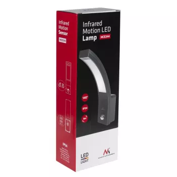 Āra LED kustību sensors lampa MACLEAN MCE244B