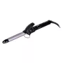 Lokšķēres BABYLISS Pro 180 19mm — 19 mm cilindrs, 150–180°C, 10 temperatūras līmeņi, grozāms vads, rozā/melna