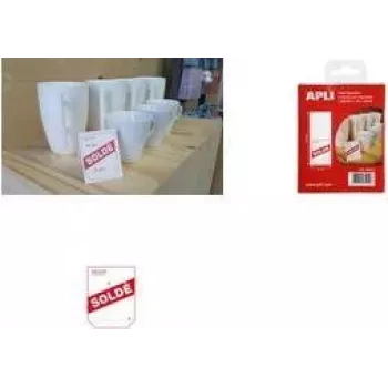 Cenu displeja etiķetes agipa 064010 50 x 125 mm, iepakojums