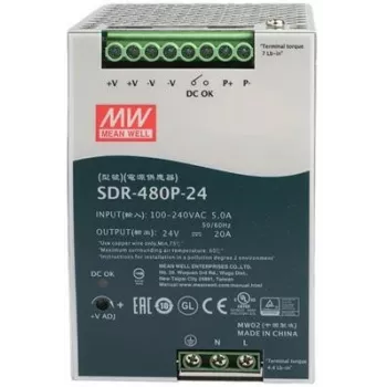 MEAN WELL SDR-480P-24 barošanas bloks