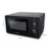 Solo mikroviļņu krāsns ESPERANZA ESTOFADO — 20 L, 700 W, 5 jaudas līmeņi, 24,5 cm pagrieziena galds, melna