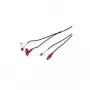Wentronic Goobay RCA savienojuma kabelis, 1,5 m - 2x RCA-Spraudnis > 2x RCA-Spraudnis/Ligzda (50214)