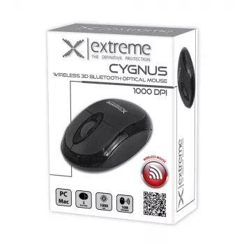 Bezvadu Bluetooth optiskā pele 3D Cyngus melna