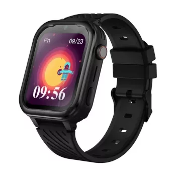 Viedpulkstenis bērniem Garett Essa 4G GPS WiFi Melns