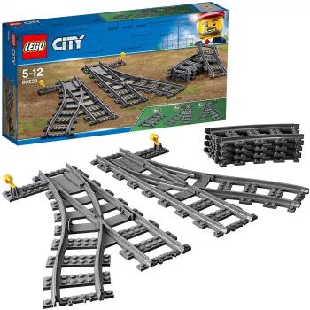 LEGO City 60238 – dzelzceļa pārmiju komplekts un aksesuāri spēļu komplektiem