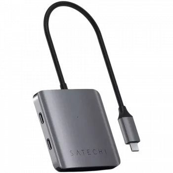 Satechi USB-C centrmezgls ar Power Delivery, 4 x USB-C 3.2