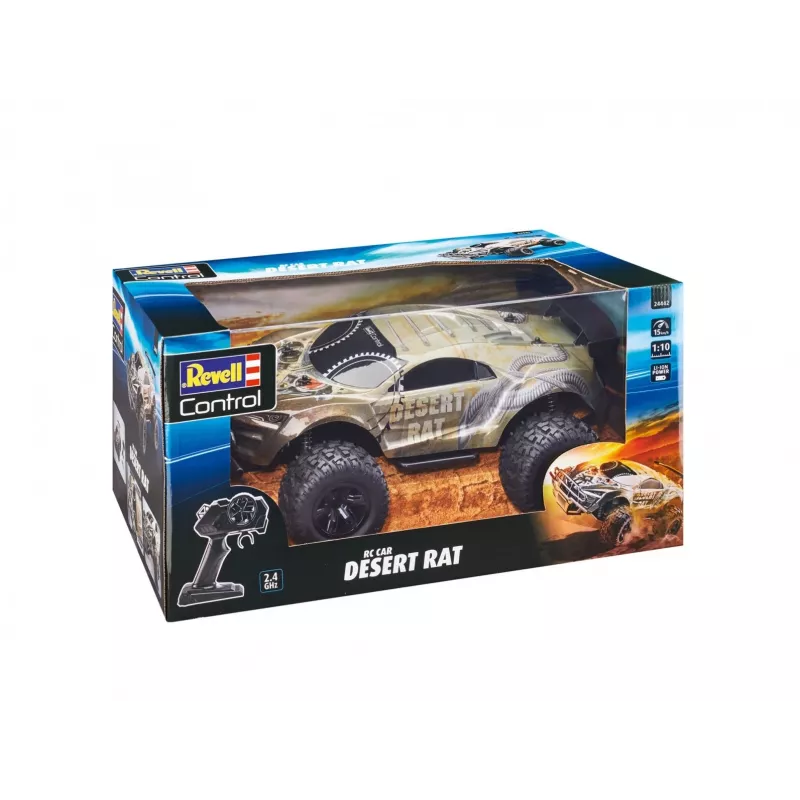 REVELL Desert Rat 24442 — 1:10 elektriskais buggy ar tālvadību, pelēks/melns