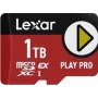 MicroSD atmiņas karte Lexar LMSXPS0001T-BNNNG 1 TB, lasīšana 900 MB/s, rakstīšana 600 MB/s, 3. klase (U3)
