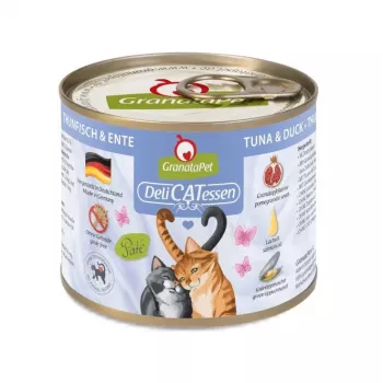 GRANATAPET DeliCATessen Tuna un pīle - mitrā kaķu barība - 200g
