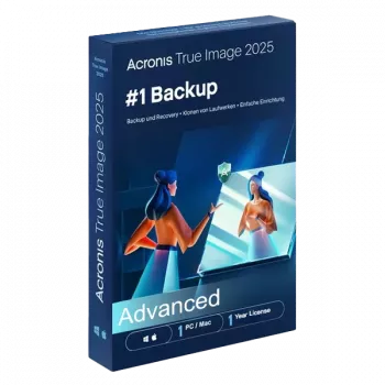 Acronis True Image | Advanced +500GB Acronis Cloud Storage | 3 PC/MAC | 1 Gads