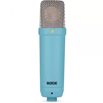 Studijas kondensatora mikrofons RØDE NT1 Signature Blue, kardiīds, 20–20000 Hz, XLR, 52×189 mm, 313 g