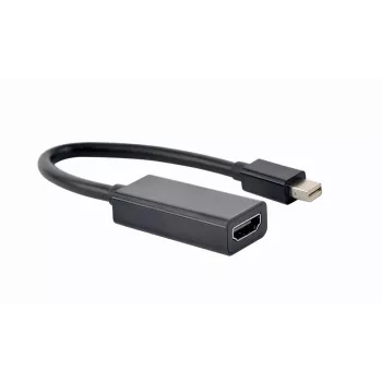 Gembird A-MDPM-HDMIF-02 video kabeļa adapteris Mini DisplayPort uz HDMI Type A (sieviete) Melns