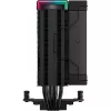 Gaisa dzesētājs DeepCool AK400 Digital PRO — 120 mm ventilators, PWM, 1850 RPM, FDB, atbalsta LGA 1700/1200/115x/AM4/AM5, melns