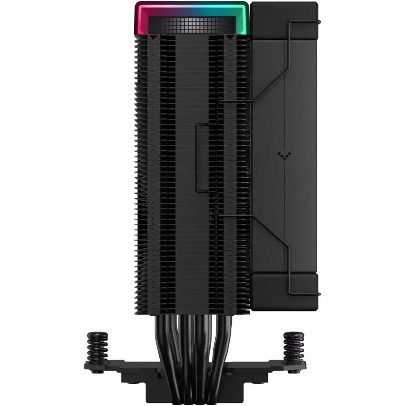Gaisa dzesētājs DeepCool AK400 Digital PRO — 120 mm ventilators, PWM, 1850 RPM, FDB, atbalsta LGA 1700/1200/115x/AM4/AM5, melns
