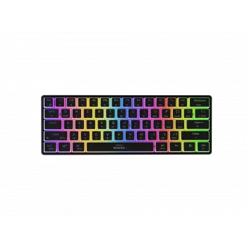 Spēļu tastatūra Genesis THOR 660 G2 — bezvadu (2.4 GHz, Bluetooth) un vadu kompakts izkārtojums
