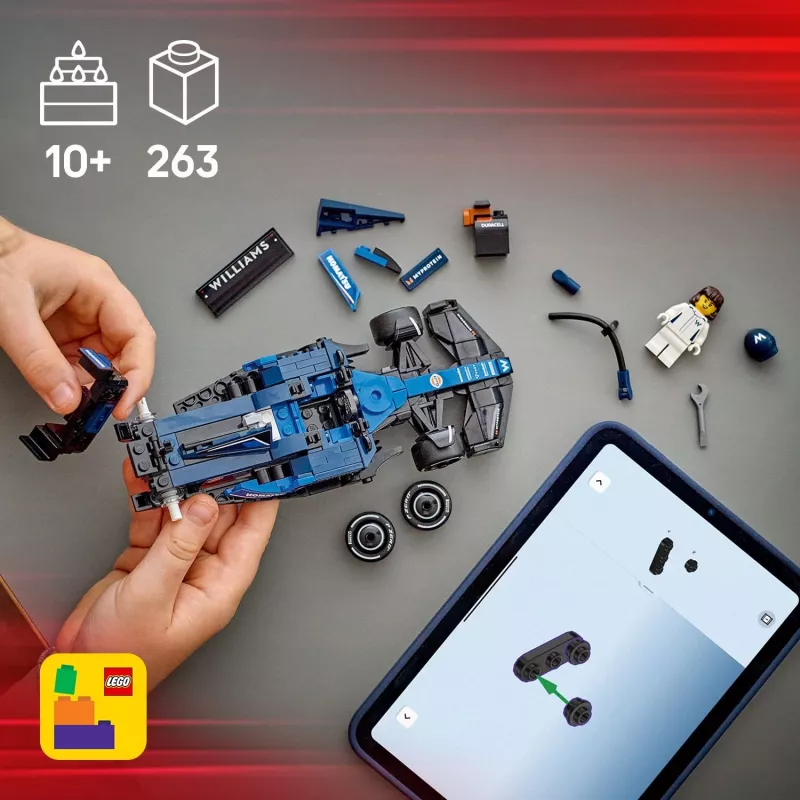 LEGO SPEED CHAMPIONS 77249 Williams Racing FW46 F1 Sacensību Auto