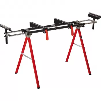 Einhell MSS 1608 saliekams zāģa statīvs 4 kājas, melns/sarkans, maks. slodze 80 kg