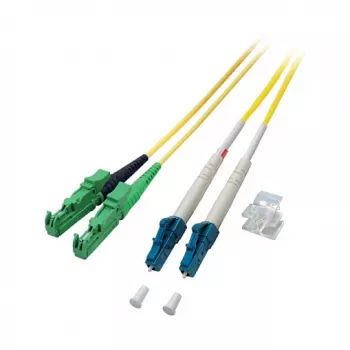 EFB Elektronik optiskās šķiedras LWL savienojuma kabelis [1x E2000®/APC 8° spraudnis - 1x LC spraudnis] 9/125 µm vienmoda OS2 2 m EFB Elektronik (O0937.2)