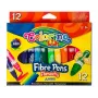 Filtspalvas Colorino 42651PTR apaļš gals 12 krāsu komplekts