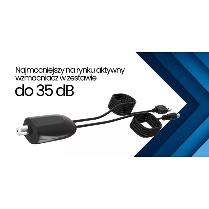 Automašīnas DVB-T antena Shark SHA301CAR ar aktīvo pastiprinātāju TV uztveršanai transportlīdzeklī