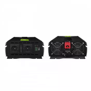 Strāvas invertors Green Cell INVGC12 Auto 3000 W Melns