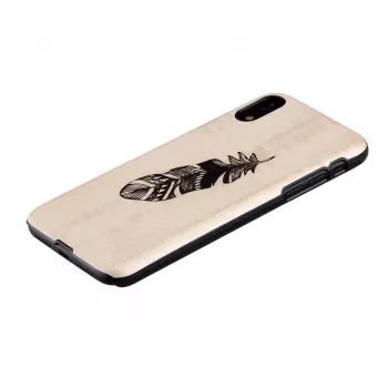 Viedtālruņa maciņš man and wood iPhone XS Max Indian Black
