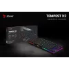 Savio mehāniskā tastatūra RGB Tempest X2 Outemu Brown