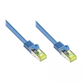 Good Connections Patch Cable m. Cat.7 Raw Cable Blue 0,15m