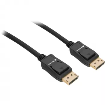 Kabelis Displayport 1.4 (Spraudnis > Spraudnis) 8K (melns, 5 metri)