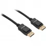 Kabelis Displayport 1.4 (Spraudnis > Spraudnis) 8K (melns, 5 metri)