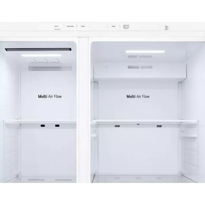 LG GSLC40SWPE sānu-sānu ledusskapis Brīvi stāvošs 638 L Balts
