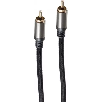 Audio kabelis RCA ShiverPeaks BS20-40025 1m Melns