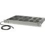 Schroff 10713-098 19 collu statīva ventilatora panelis, 1U, 6 ventilatori, nerūsējošais tērauds