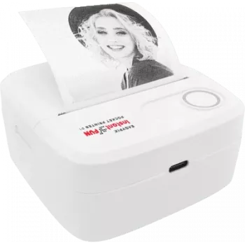 Kabatas printeris EASYPIX InstantFUN P1 — kompakts Bluetooth fotoprinteris, portatīvā momentdrukāšana