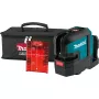 Makita SK105DZ akumulatora krustlīniju lāzers, 12 V max, bez akumulatora