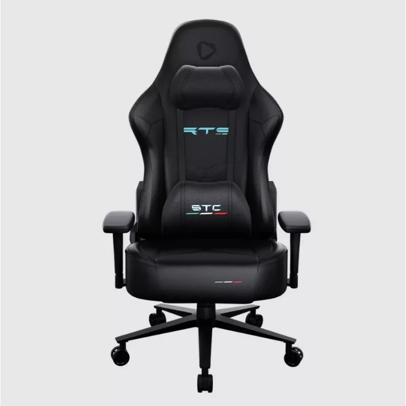 Spēļu krēsls Onex RTC Embrace Hardcore Black — ergonomisks, regulējams augstums un atzveltne