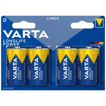 Varta 4920 LONGLIFE Power Mono D 1,5V – sārma baterija D izmērā