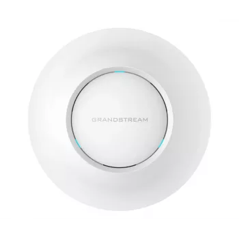 Grandstream GWN7605 802.11ac Wave-2 2x2 Wi-Fi piekļuves punkts ar MU-MIMO, Beamforming, 2x Gigabit, 1.27 Gbps, PoE/PoE+, līdz 100+ klientiem, iekštelpām, balts