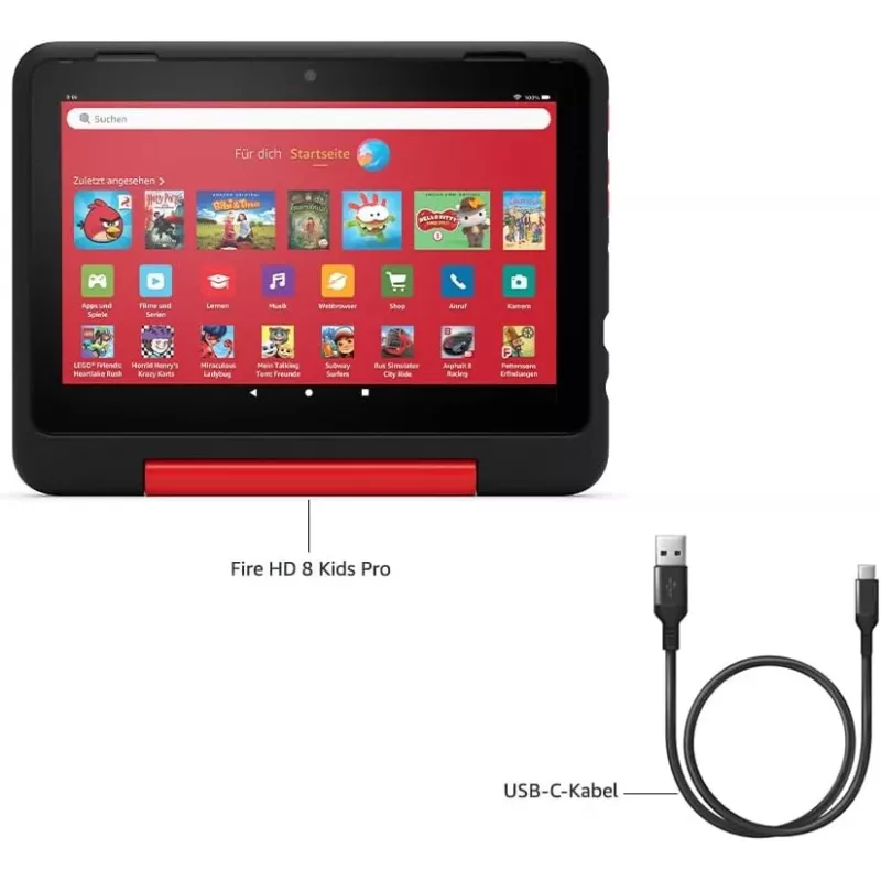 Amazon Fire HD 8 Kids Pro planšetdators (2024), 32 GB, Jungle Cat