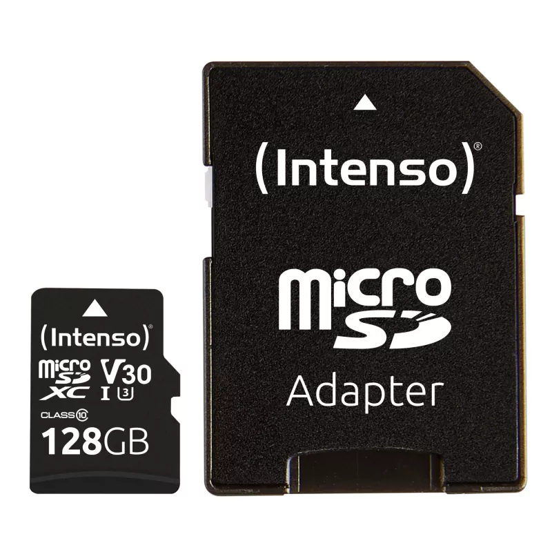 Intenso 128GB microSDXC atmiņas karte Class 10 ar adapteri