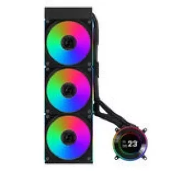 Lian Li GA II Hydroshift II LCD-C 360CL procesora šķidruma dzesēšanas sistēma 12 cm Melna 1 gab.