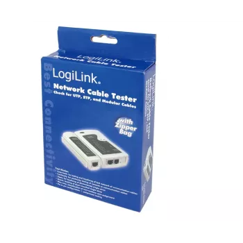 Kabeļu testeris LogiLink WZ0010, tīkla kabeļu pārbaudes rīks